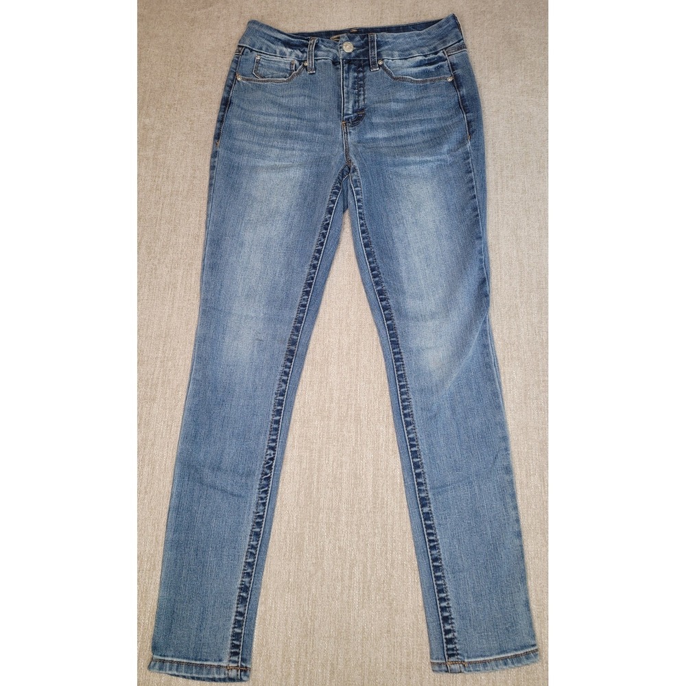 Seven7 Tummyless High‎ Rise Skinny Women 6 Blue Denim Stretch Jeans